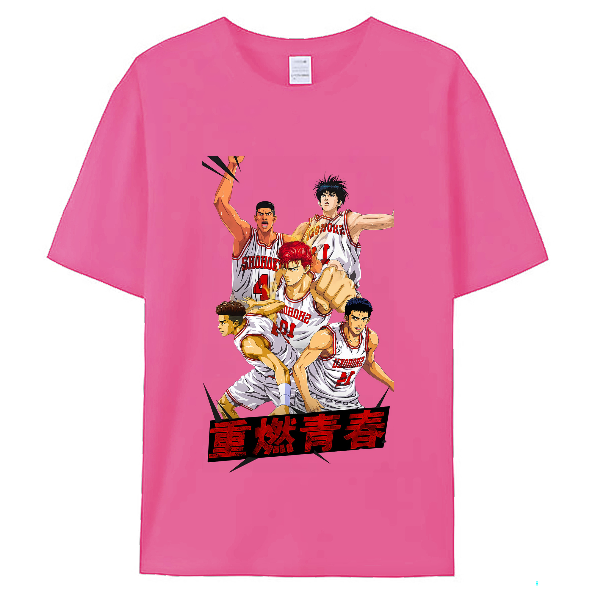 （画像用） SLAM DUNK／スラムダンク レディースカジュアルプリントTシャツ（綿100％）